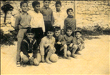 Charlie and his schoolmates in Oran, Algiers